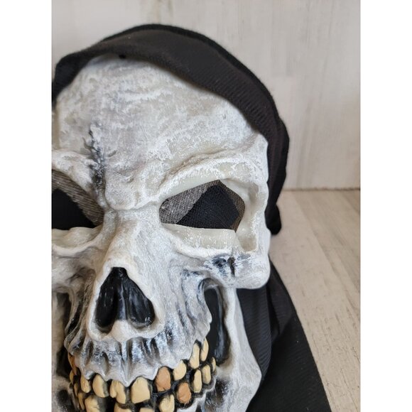 Halloween grim reaper skull head skeleton prop home decor‎ figure - Picture 3 of 11